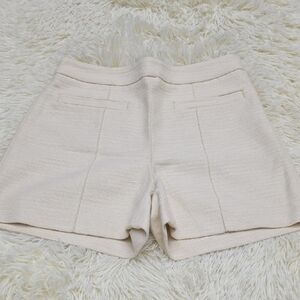 Ann Taylor Cream Textured Women's Shorts